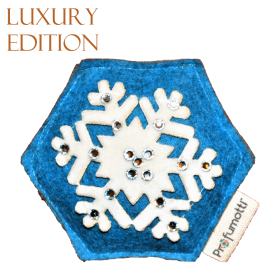 Profumatore fiocco di neve blu con Cristalli