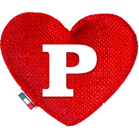 Profumatore cuore rosso lettera P